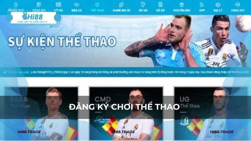 Đăng ký chơi thể thao
